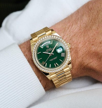 Rolex Day-date 40 228348rbr Green Dial
