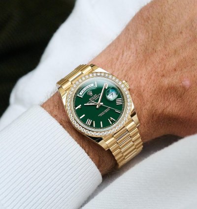 Rolex Day-date 40 228348rbr Green Dial