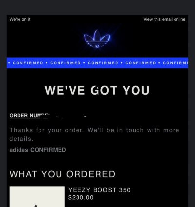 Yeezy 350 Boost Pirate Black Size 11 5 Order Confirmed