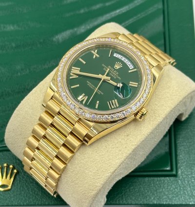 Rolex Day-date 40 228348rbr Green Roman