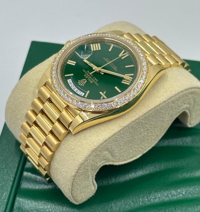 Rolex Day-date 40 228348rbr Green Roman