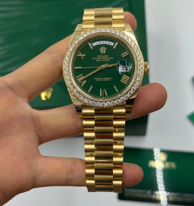 Rolex Day-date 40 228348rbr Green Roman