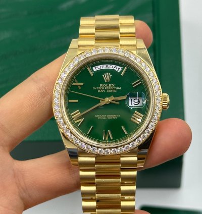 Rolex Day-date 40 228348rbr Green Roman