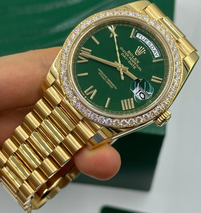 Rolex Day-date 40 228348rbr Green Roman