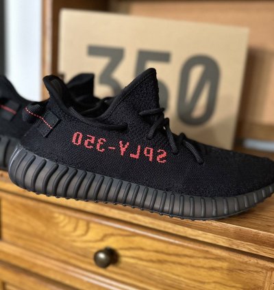 Yeezy 350 Boost V2 Bred Black Red 2020 New