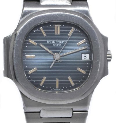 Patek Philippe Nautilus 3800 Nautilus Stainless Steel Blue Dial 37 5mm Watch 3800a 001
