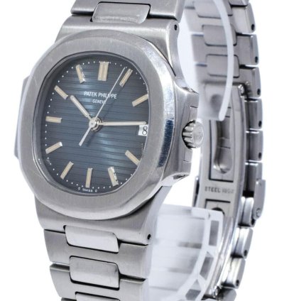 Patek Philippe Nautilus 3800 Nautilus Stainless Steel Blue Dial 37 5mm Watch 3800a 001