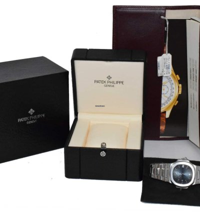 Patek Philippe Nautilus 3800 Nautilus Stainless Steel Blue Dial 37 5mm Watch 3800a 001