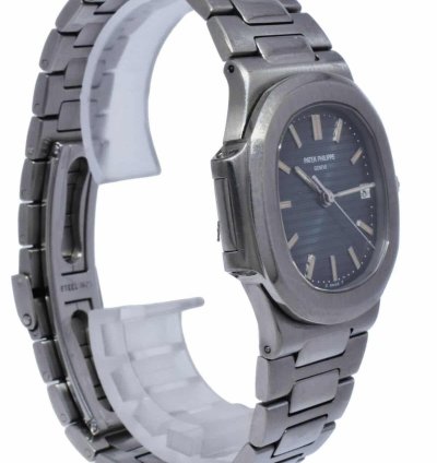 Patek Philippe Nautilus 3800 Nautilus Stainless Steel Blue Dial 37 5mm Watch 3800a 001