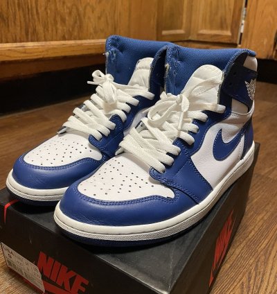 Air Jordan 1 High Og Retro Kentucky Storm Blue 2016