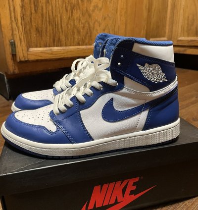 Air Jordan 1 High Og Retro Kentucky Storm Blue 2016