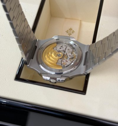 Patek Philippe Nautilus 40mm Blue Del 2011 Excellent Condition Full Set Con Documenti Scatola Patek