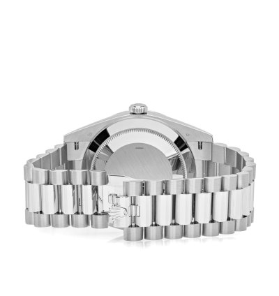 Rolex Day-date 40 228349rbr White Gold Meteorite Dial Diamond Set