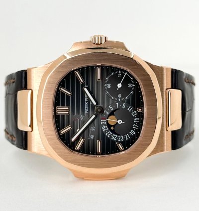 Patek Philippe Nautilus 40mm Rose Gold Brown Dial 5712r-001