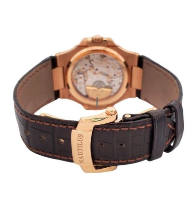 Patek Philippe Nautilus 40mm Rose Gold Watch 5712r-001 Box Papers