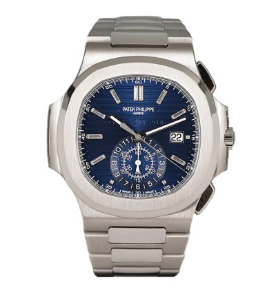 Patek Philippe Nautilus 40th Anniversary Chronograph Diamond 18k White Gold 5976 1g-001 - Ats-w000012