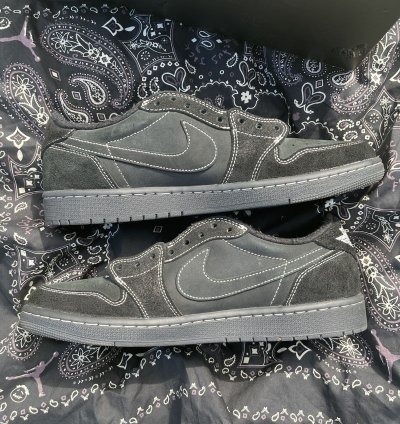 Air Jordan 1 Low Og Sp Travis Scott Black Phantom