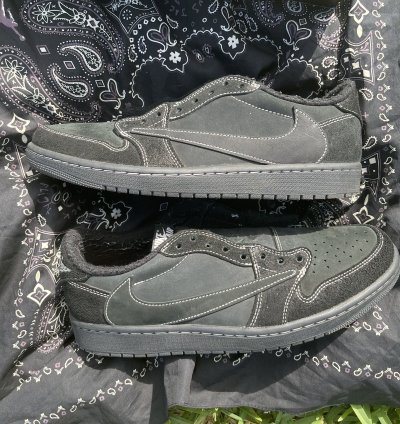Air Jordan 1 Low Og Sp Travis Scott Black Phantom