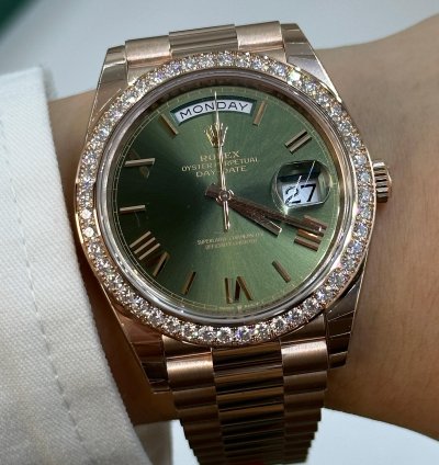 Rolex Day-date 40 40-228345rbr Green Roman