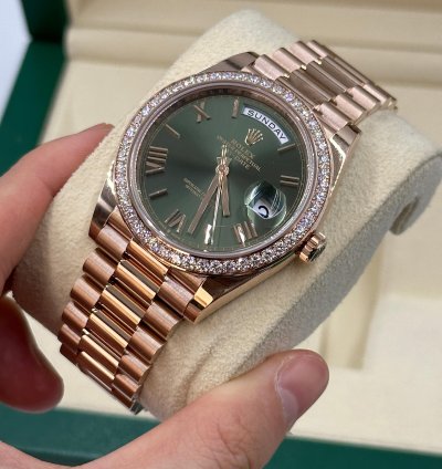 Rolex Day-date 40 40-228345rbr Green Roman