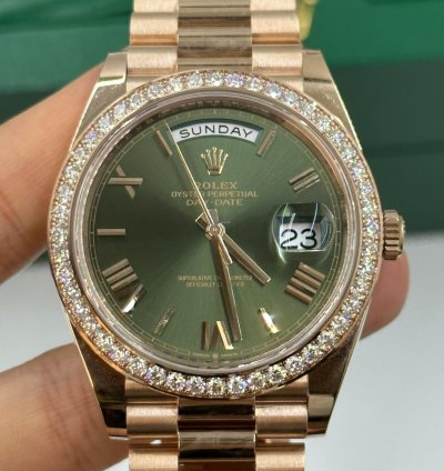 Rolex Day-date 40 40-228345rbr Green Roman