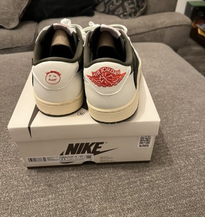 Air Jordan 1 Low Og Sp Travis Scott Reverse Medium Olive