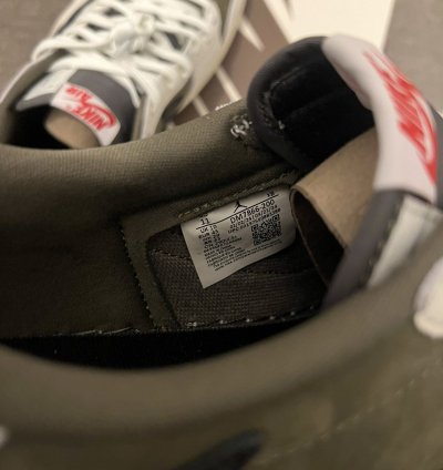 Air Jordan 1 Low Og Sp Travis Scott Reverse Medium Olive