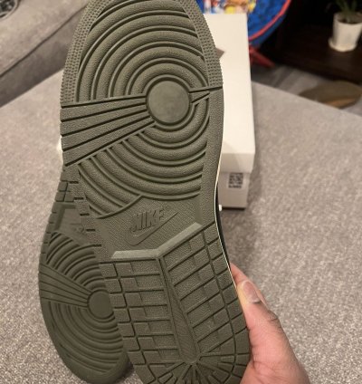 Air Jordan 1 Low Og Sp Travis Scott Reverse Medium Olive