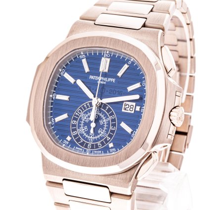 Patek Philippe Nautilus 44 White Gold 40th Anniversary 5976 1g-001 Like New 2017 Full Set