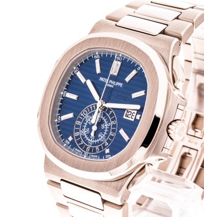 Patek Philippe Nautilus 44 White Gold 40th Anniversary 5976 1g-001 Like New 2017 Full Set