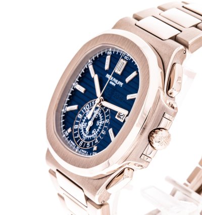 Patek Philippe Nautilus 44 White Gold 40th Anniversary 5976 1g-001 Like New 2017 Full Set