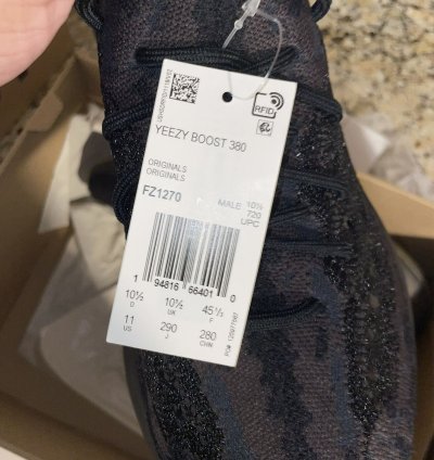 Yeezy 380 Onyx non Reflective
