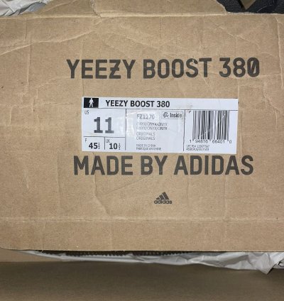 Yeezy 380 Onyx non Reflective