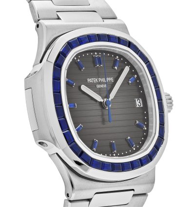 Patek Philippe Nautilus 5711 111p-001 Platinum Blue Sapphire