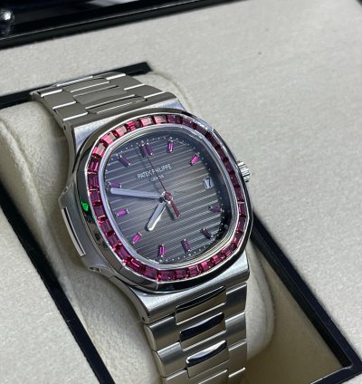 Patek Philippe Nautilus 5711 112p-010 Platinum Nautilus With Ruby Diamonds Unworn