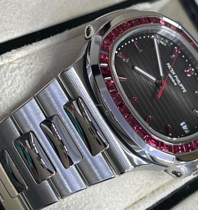 Patek Philippe Nautilus 5711 112p-010 Platinum Nautilus With Ruby Diamonds Unworn