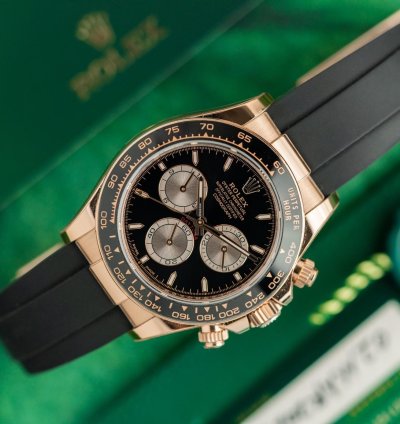 Rolex Daytona Cosmograph Daytona 126515ln Black Dial Rose Gold 2024 Model