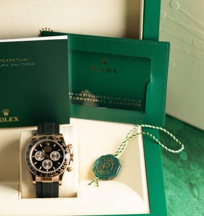 Rolex Daytona Cosmograph Daytona 126515ln Black Dial Rose Gold 2024 Model