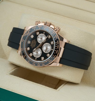 Rolex Daytona Cosmograph Daytona 126515ln Black Sundust Dial With Factory Diamonds