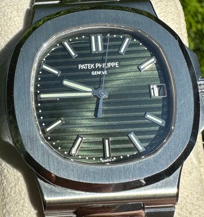 Patek Philippe Nautilus 5711 1a Green Factory Dial Orig Blue Dial Cal 315 Extract Of The Archives