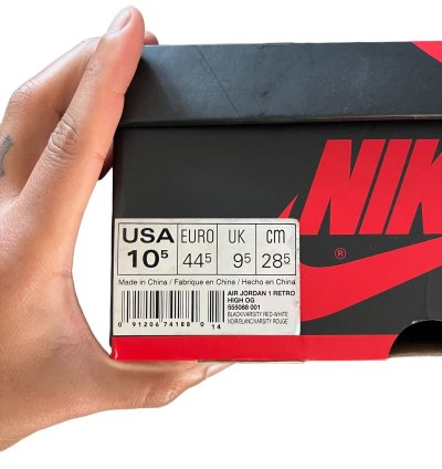 Air Jordan 1 Retro High Og Banned 2016 Banned Bred 2016