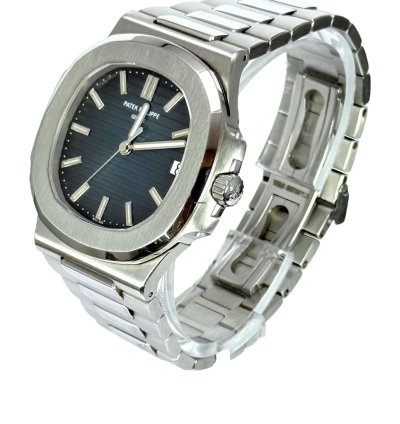 Patek Philippe Nautilus 5711 1a-001 - 2007 - Nautilus - Box And Papers - Blue Dial - Rarer Geneva Seal Model