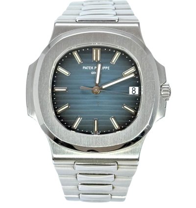 Patek Philippe Nautilus 5711 1a-001 - 2007 - Nautilus - Box And Papers - Blue Dial - Rarer Geneva Seal Model