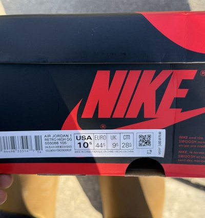 Air Jordan 1 Retro High Og Mocha size 10 5