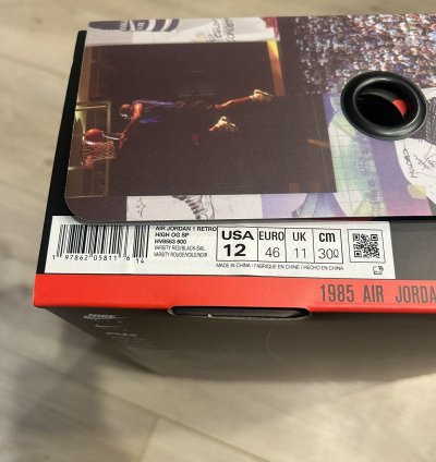 Air Jordan 1 Retro High Og Sp Union La Chicago Shadow Sz 12