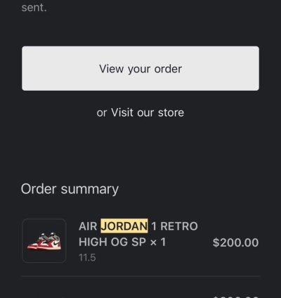 Air Jordan 1 Retro High Og Sp Union Shadow