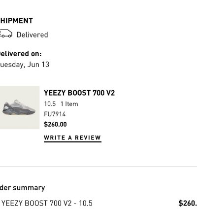 Yeezy 700v2 Tephra