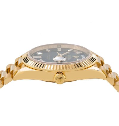 Rolex Day-date 40 40mm Black Diamond Dial