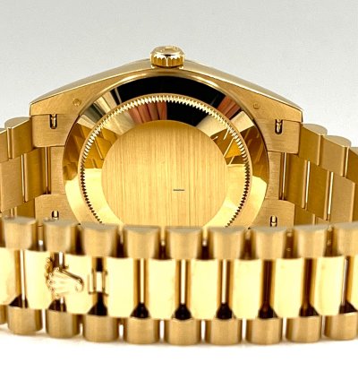 Rolex Day-date 40 40mm Black Index Dial Yellow Gold Bracelet 228238 Unworn 2023
