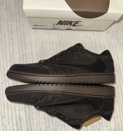 Air Jordan 1 Retro Low Travis Scott Velvet Brown Us 10 5